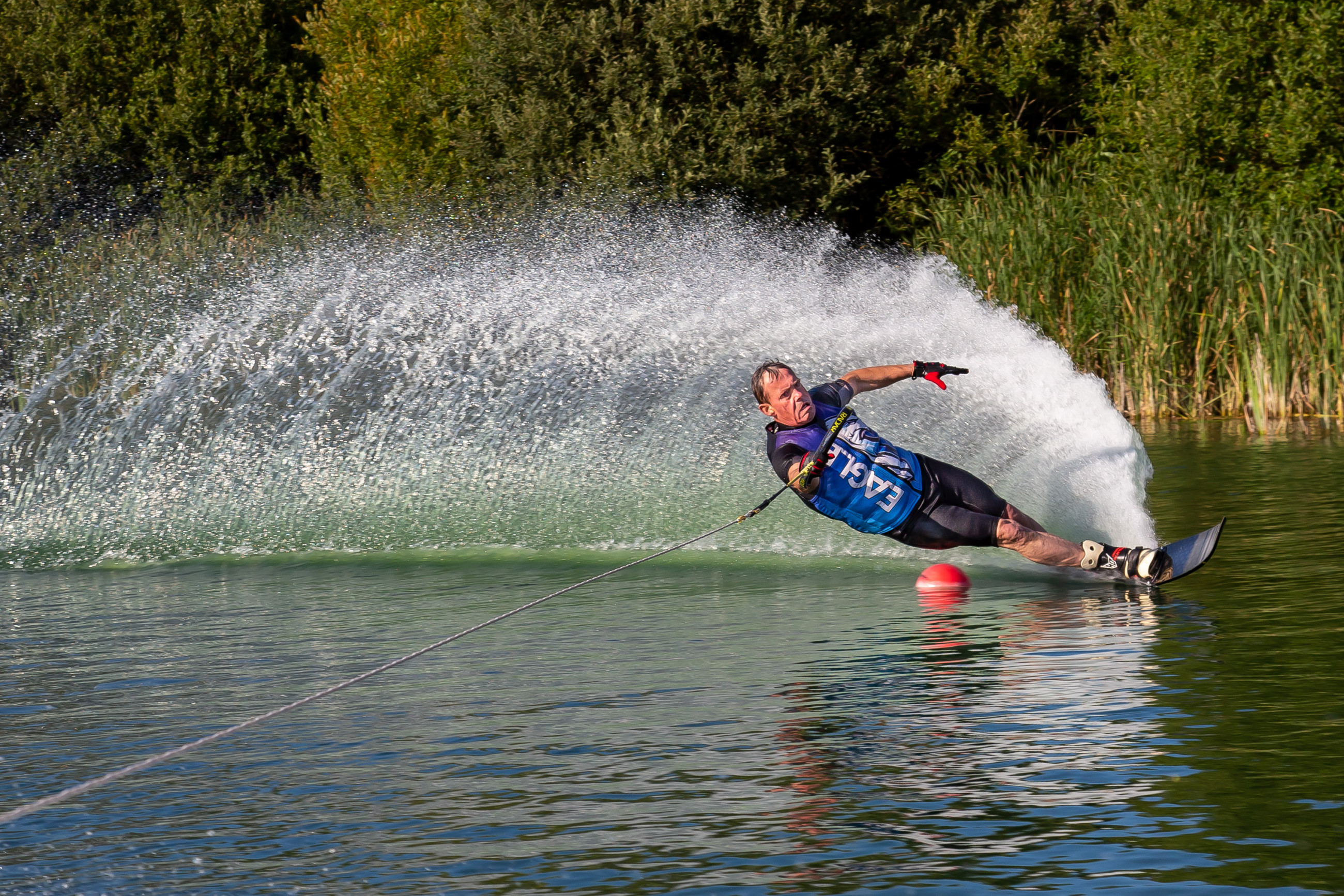 Learn to Waterski in Kent & Sussex on a sheltered lake