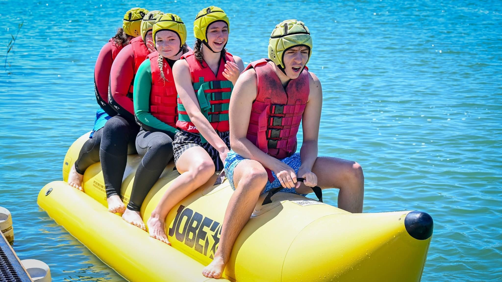 Inflatable Fun Rides | Banana Boat & Doughnuts at Action Watersports