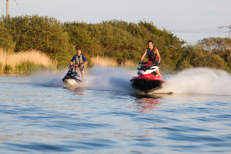 jetski on lake